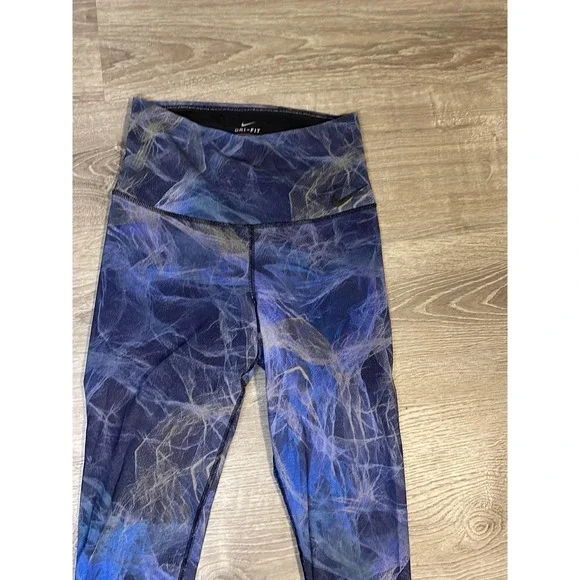 Women’s Nike legend, print, full length pants/tights, medium purple - Picture 3 of 6
